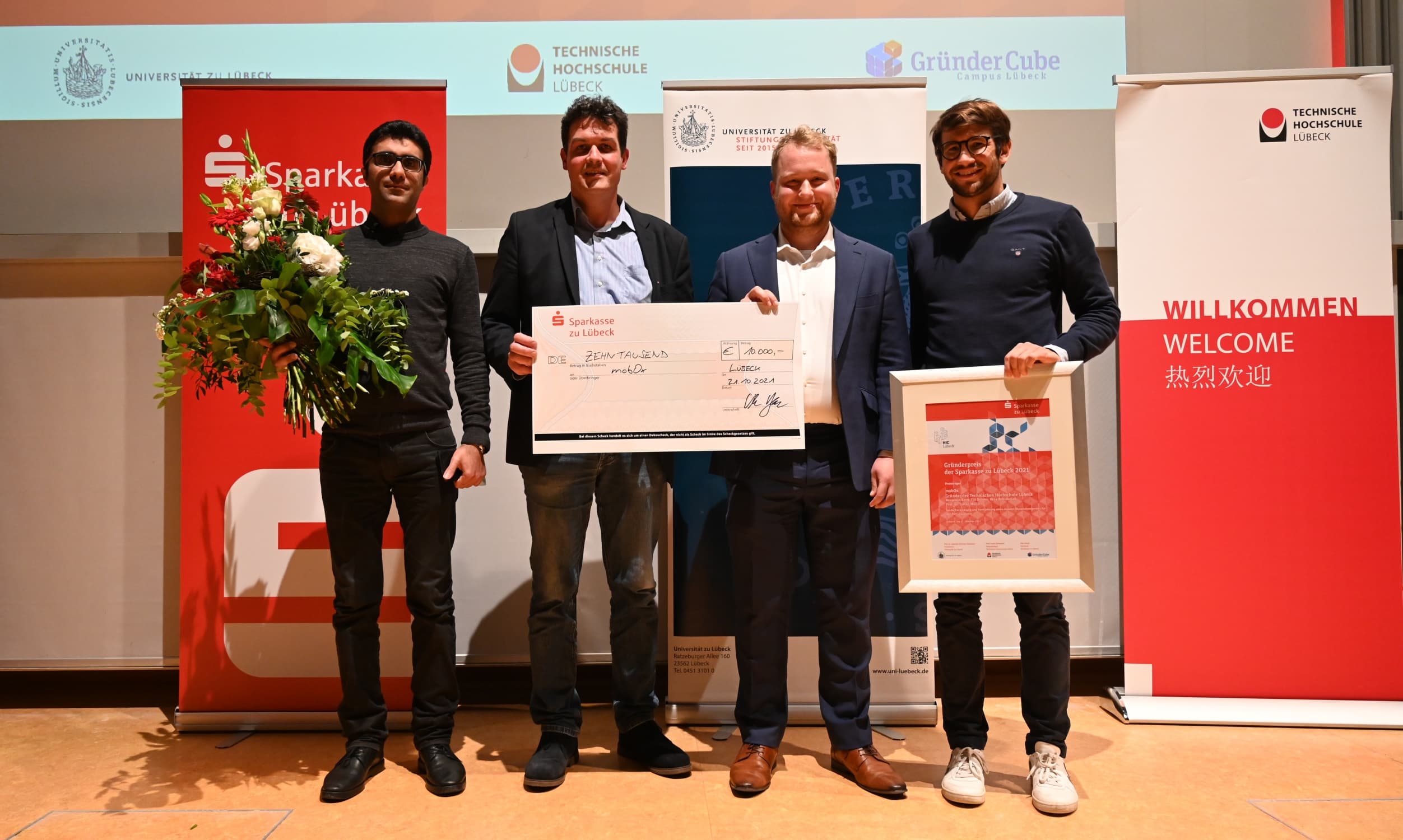 mobOx erhält den Gründerpreis 2021 der Sparkasse zu Lübeck